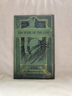 The Book of the Law Liber AL vel Legis central sacred text of Aleister Crowley